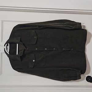 Polo Mano Corduroy Button Down - Size Medium - Green